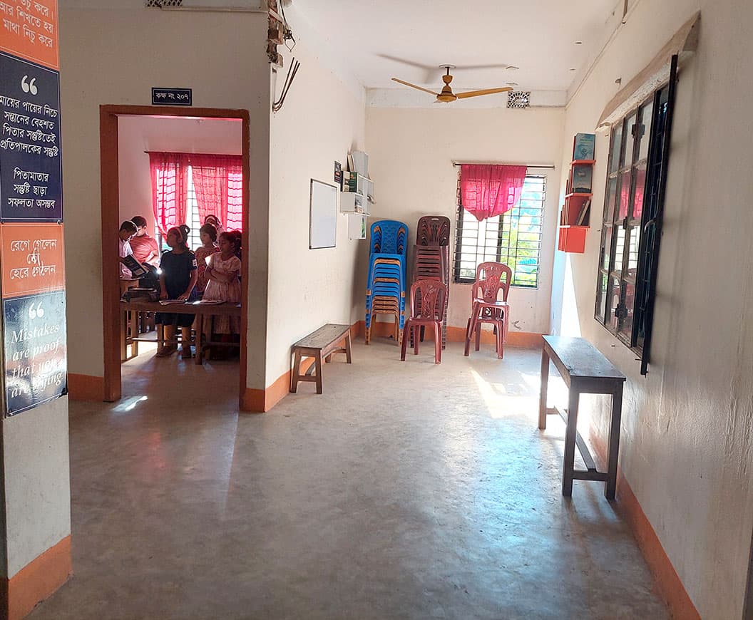 জিনিয়াস ক্যাডেট স্কুলের একটি শ্রেণিকক্ষ