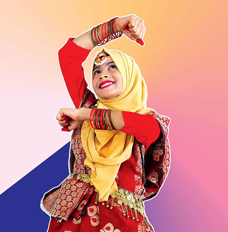 সাংস্কৃতিক অনুষ্ঠানে শিক্ষার্থীরা